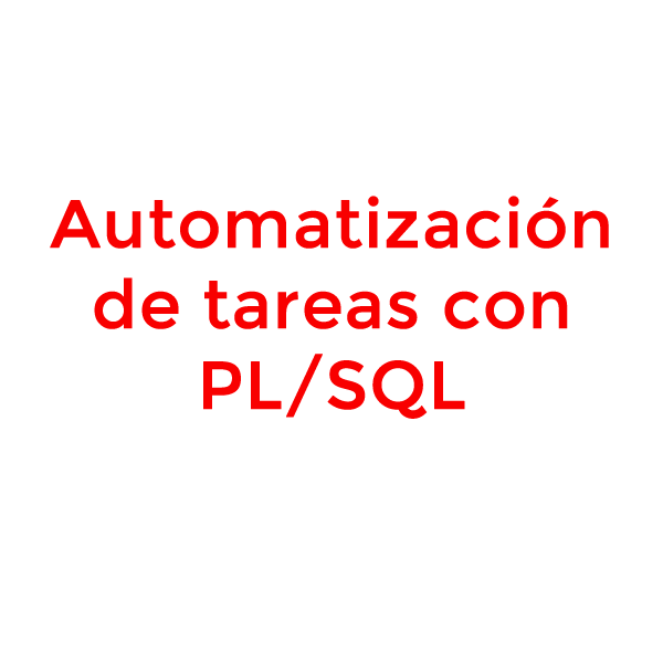 automatizacion de tareas con plsql
